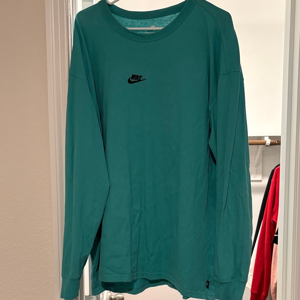 Nike Teal Long Sleeve Shirt